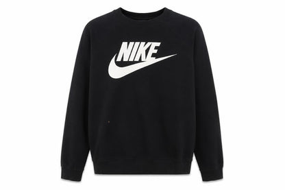Nike Men’s Black XS Pullover Sweatshirt Graphic Logo Crew Neck