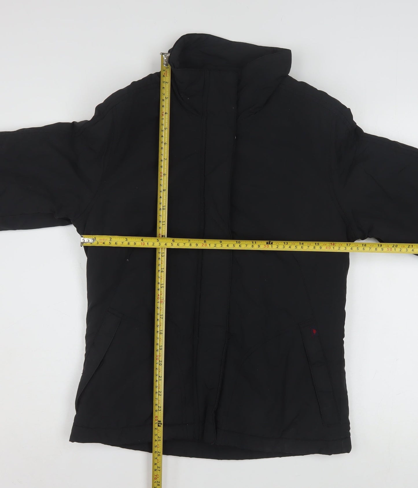 Robe di Kappa Womens Black Insulated Full Zip Winter Jacket L