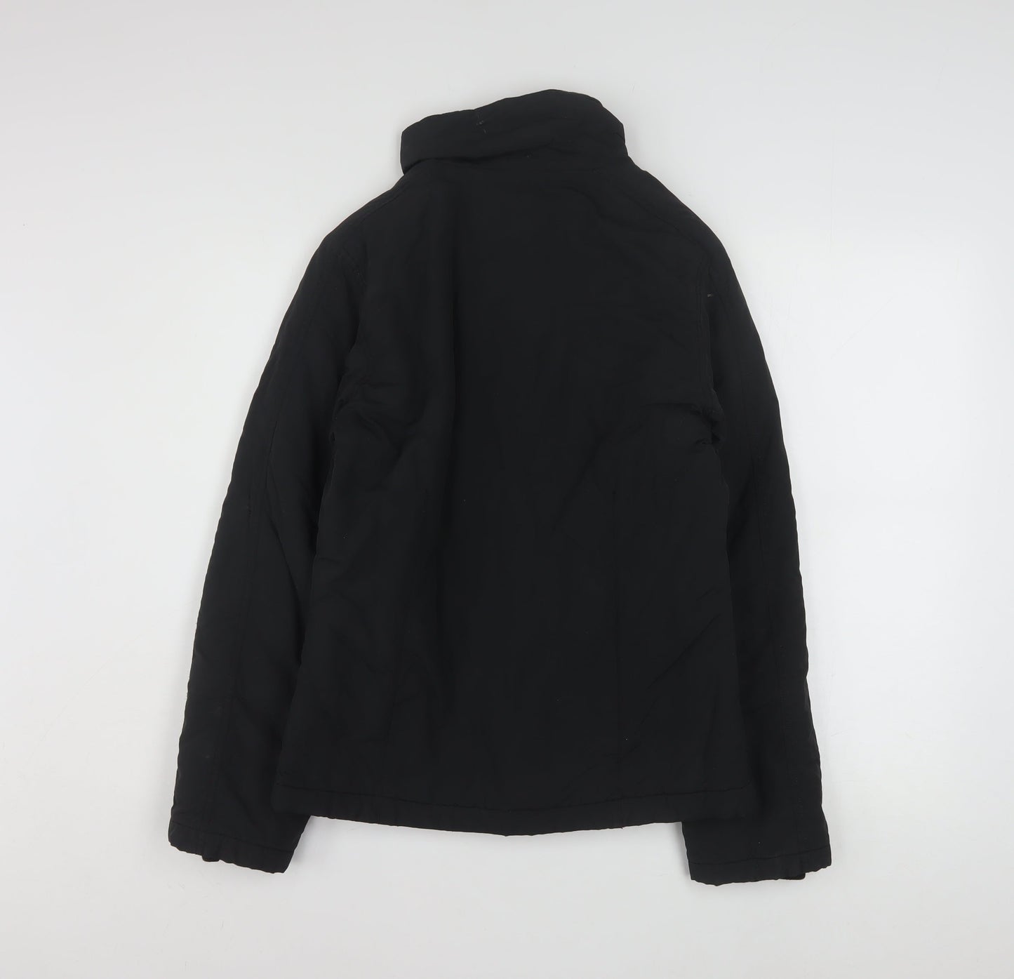 Robe di Kappa Womens Black Insulated Full Zip Winter Jacket L