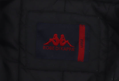 Robe di Kappa Womens Black Insulated Full Zip Winter Jacket L