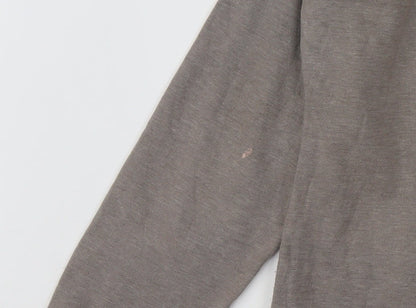 The North Face Womens Brown XL Pullover Hoodie with Logo Print