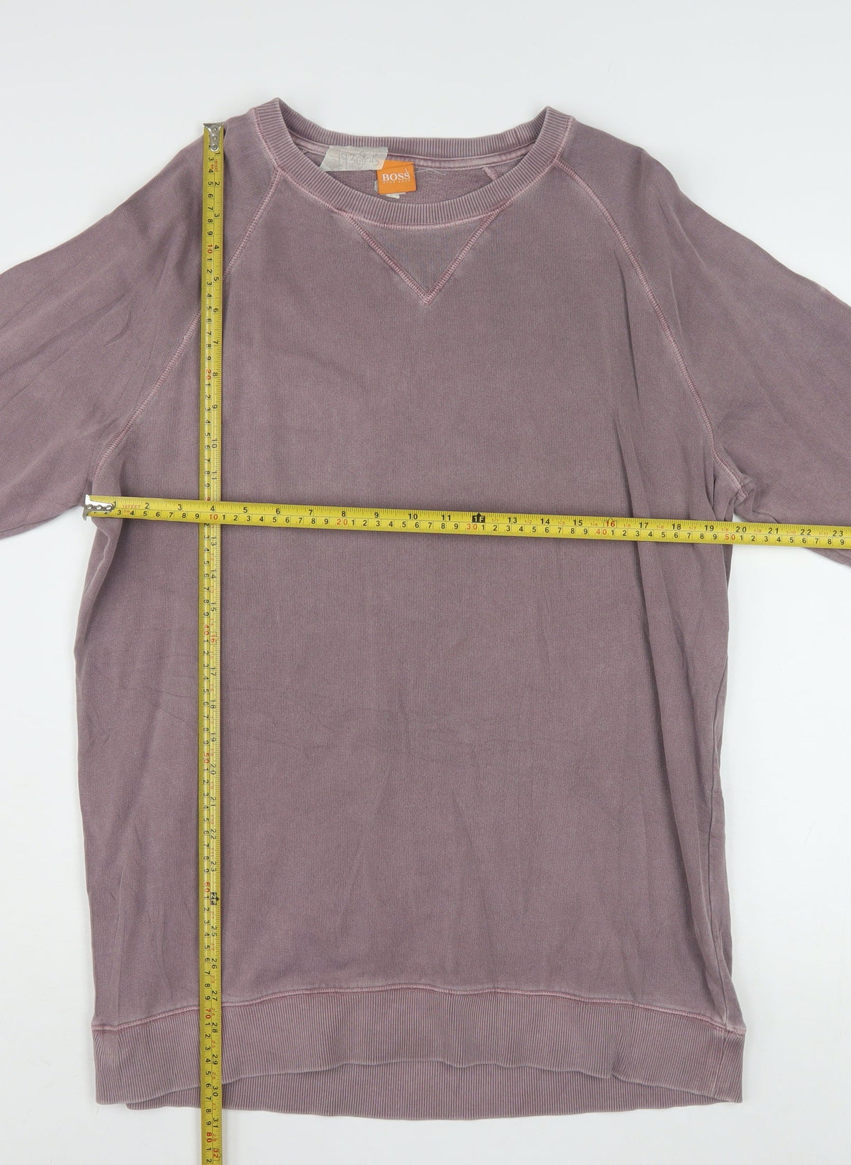 Hugo Boss Men's Purple 2XL Pullover Crew Neck Sweatshirt