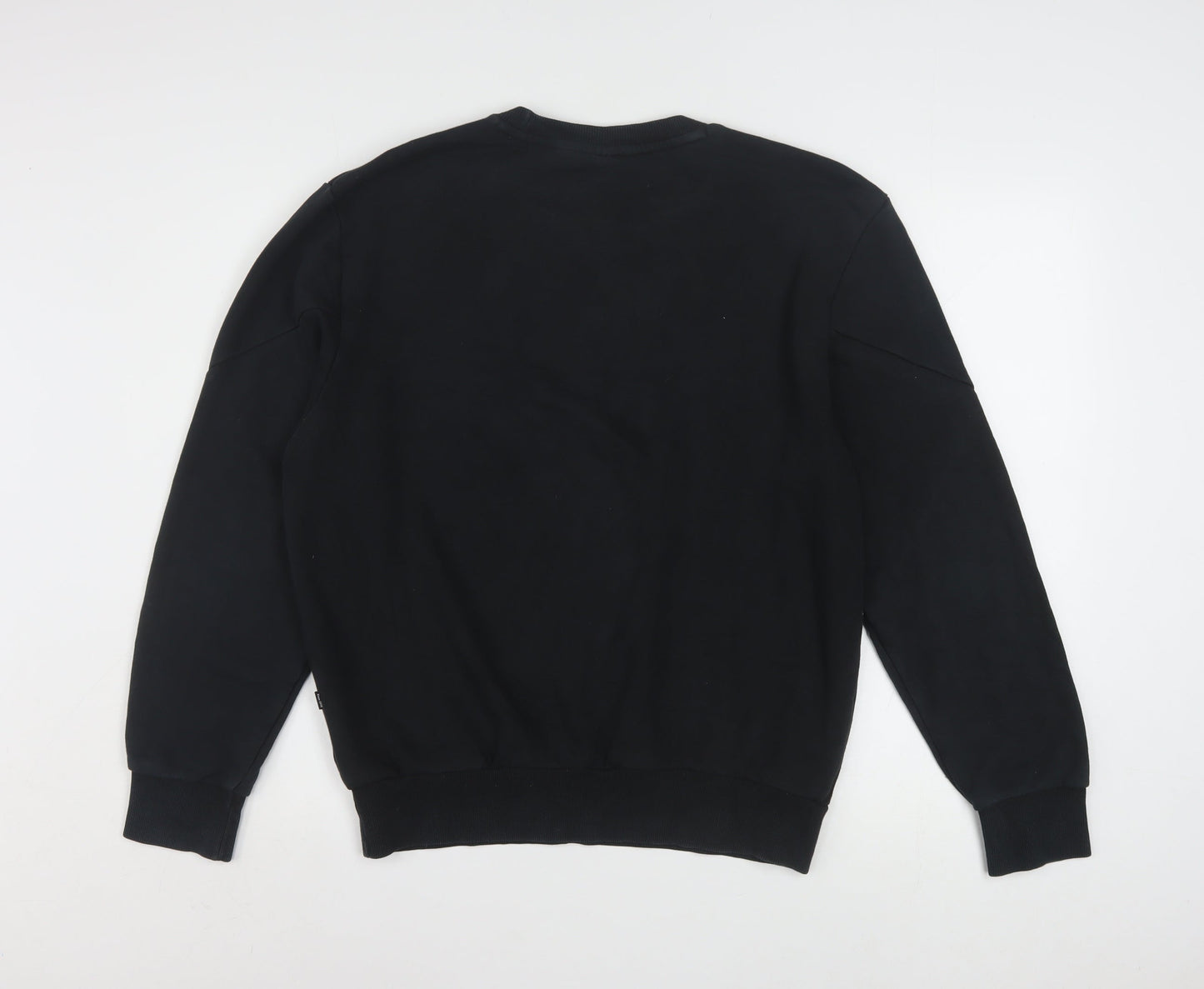 Puma Men's Black Pullover Sweatshirt Small Crew Neck Sportswear