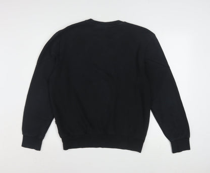 Puma Men's Black Pullover Sweatshirt Small Crew Neck Sportswear