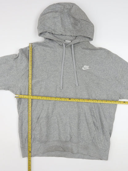 Nike Men's Grey Pullover Hoodie M Regular Fit Sportswear