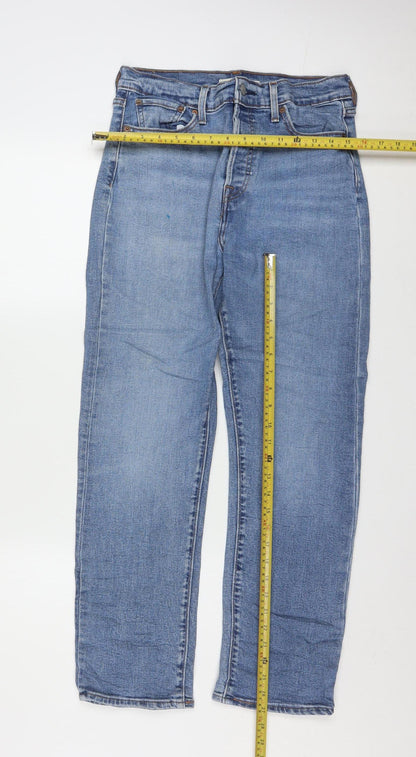 Levi's Women's Blue 28 Wedgie Straight High Rise Denim Jeans