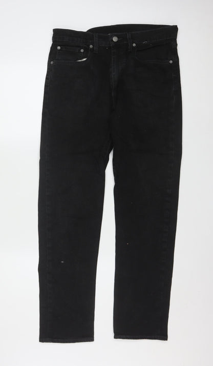 Levi's Premium Men's Black Straight Leg Denim Jeans W32 L32