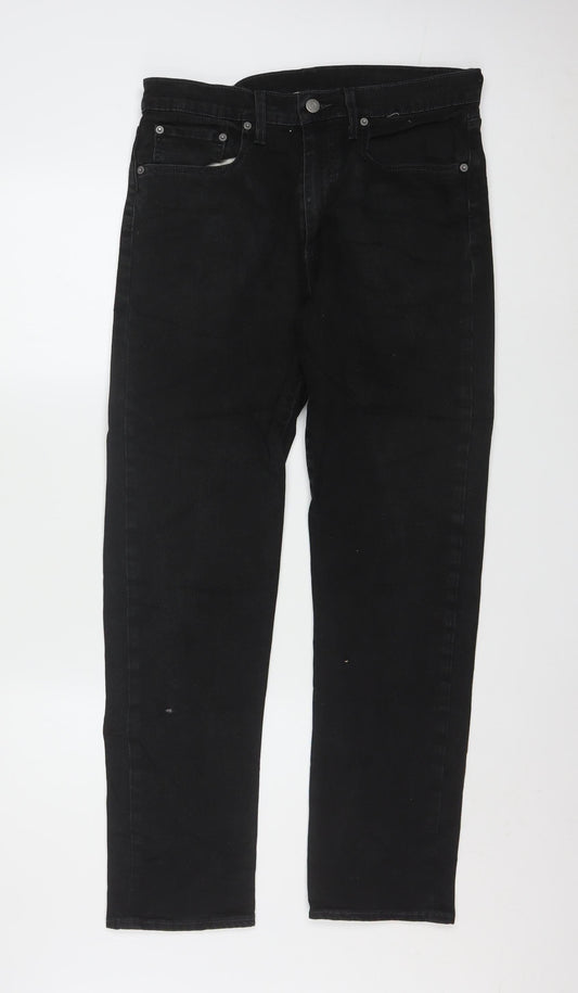 Levi's Premium Men's Black Straight Leg Denim Jeans W32 L32