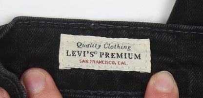 Levi's Premium Men's Black Straight Leg Denim Jeans W32 L32