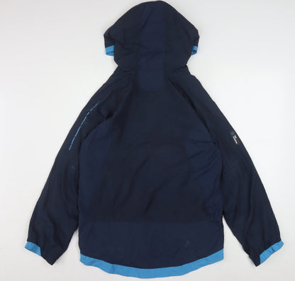 Reebok Men’s Blue XL Anorak Waterproof Hooded Sports Jacket