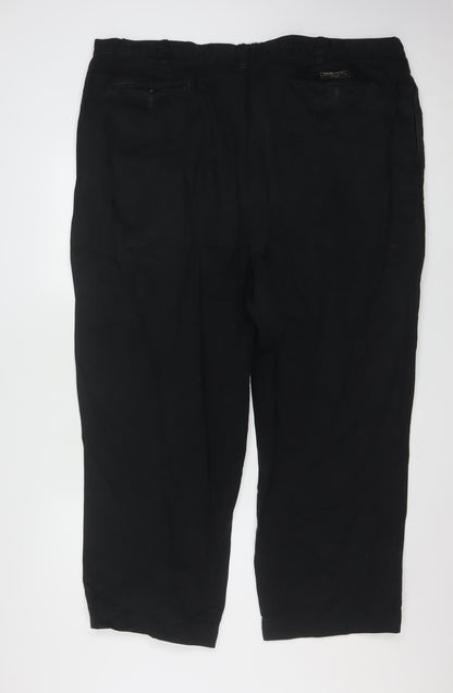 Polo Ralph Lauren Men’s Black 48B-30 Pleated Chino Trousers