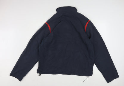 Umbro Men's Blue and White XL Sports Windbreaker Jacket