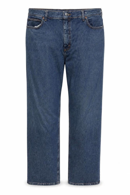 Lee Men's Blue Denim Straight Jeans 42x32 Big & Tall
