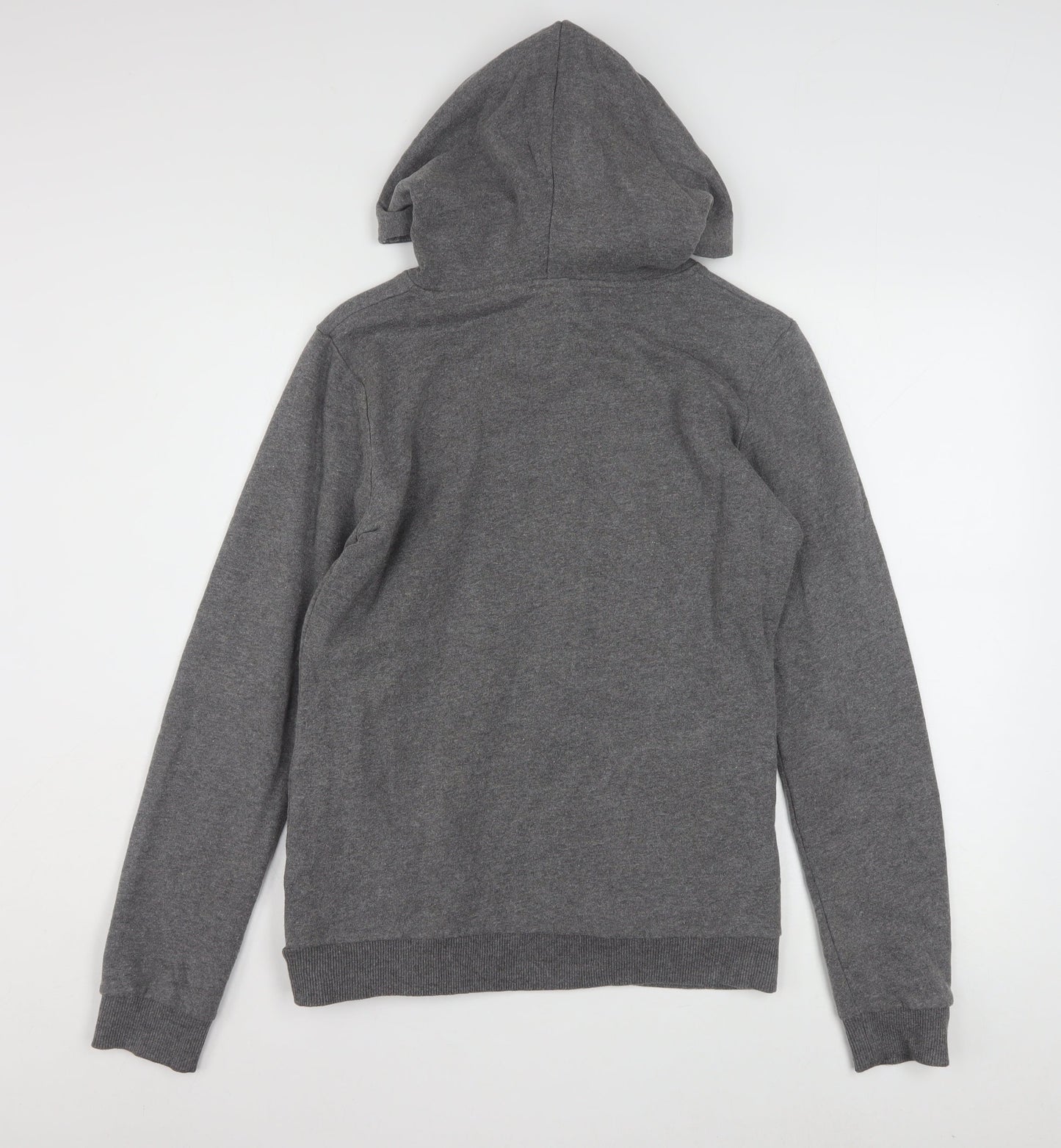 Disney Women Grey Mickey Mouse Pullover Hoodie Medium Cotton Blend