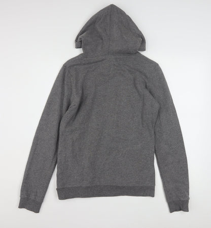 Disney Women Grey Mickey Mouse Pullover Hoodie Medium Cotton Blend