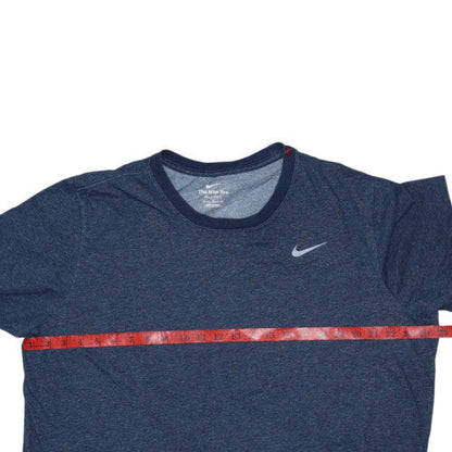 Nike Men's Blue Dri-Fit Crew Neck Short Sleeve T-Shirt XL