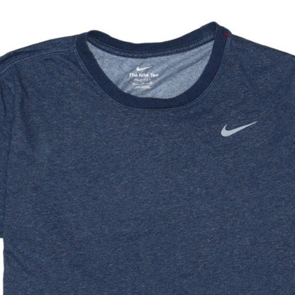 Nike Men's Blue Dri-Fit Crew Neck Short Sleeve T-Shirt XL