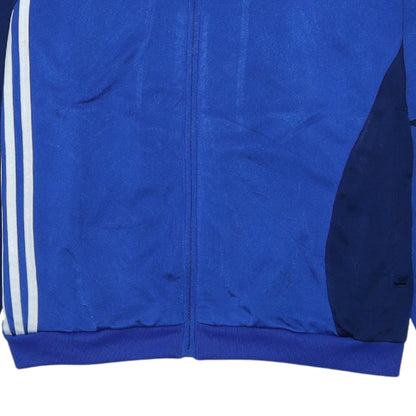 adidas Men's Blue XL Track Jacket Full Zip Sportswear