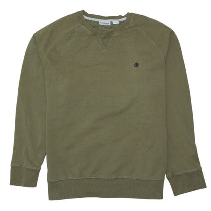Timberland Men's Green 3XL Pullover Crew Neck Sweatshirt