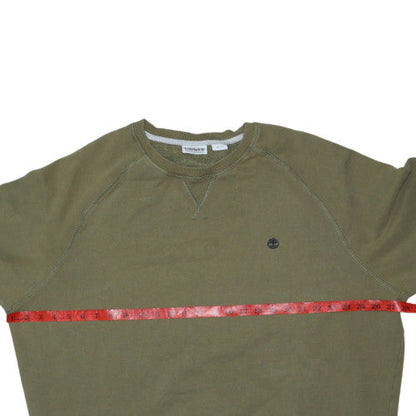 Timberland Men's Green 3XL Pullover Crew Neck Sweatshirt