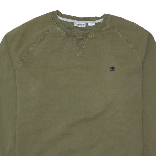 Timberland Men's Green 3XL Pullover Crew Neck Sweatshirt