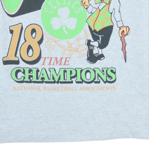 NBA Boston Celtics Grey Men's XL Short Sleeve Sports T-Shirt