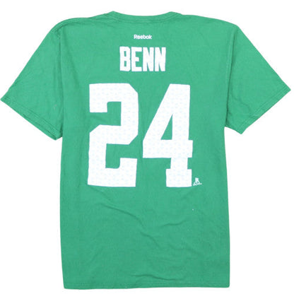 Reebok Men's Green NHL Dallas Stars #24 Benn Graphic T-Shirt XL