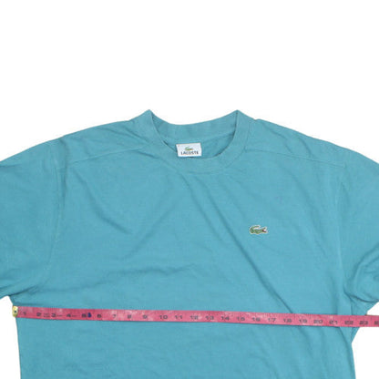 Lacoste Men's Blue Cotton Crew Neck Short Sleeve T-Shirt XL