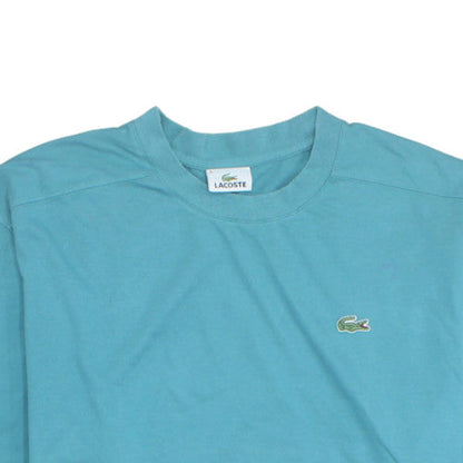 Lacoste Men's Blue Cotton Crew Neck Short Sleeve T-Shirt XL