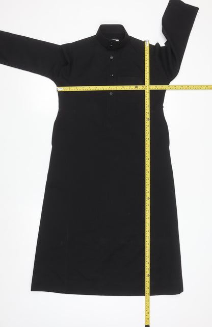 Al Haramain Women Black Long Sleeve Shirt Dress Size 14
