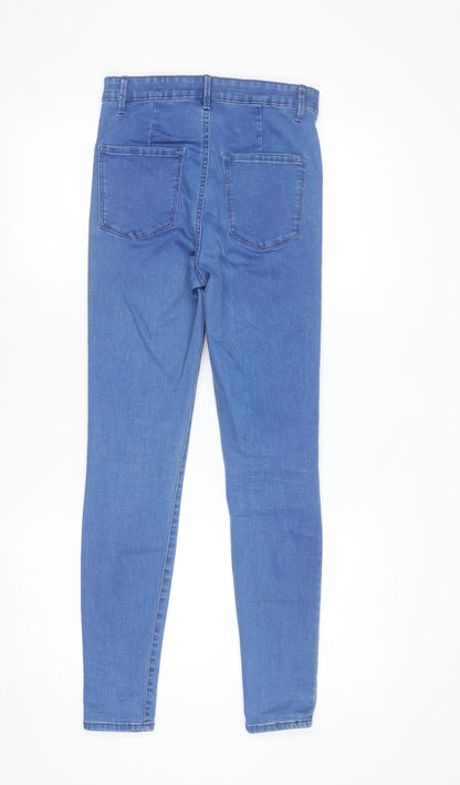 Denim Co Womens Blue Skinny Jeans Size 10 Stretch Denim