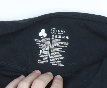 Dunnes Stores Women Black S Regular Leggings Stretch Activewear