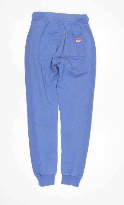 Superdry Women's Blue Slim Fit Jogger Sweatpants Size 10