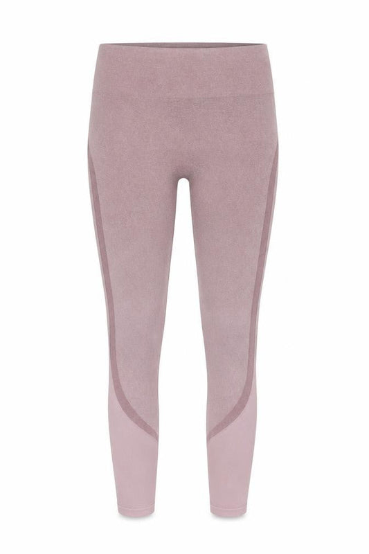 Front view of Dunnes Women Pink Ombre Seamless High-Waist Leggings M