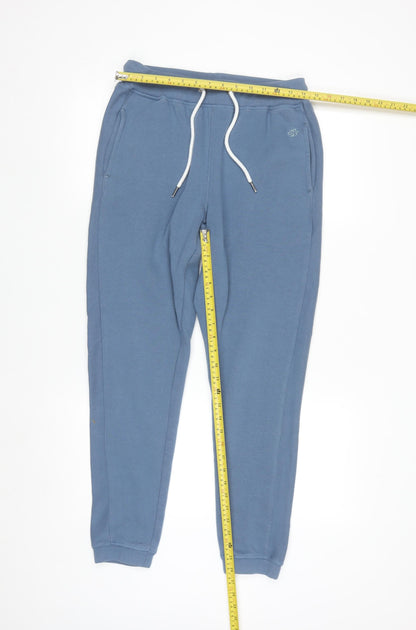 Brakeburn Women Blue Jogger Trousers Size 10 Cotton Blend