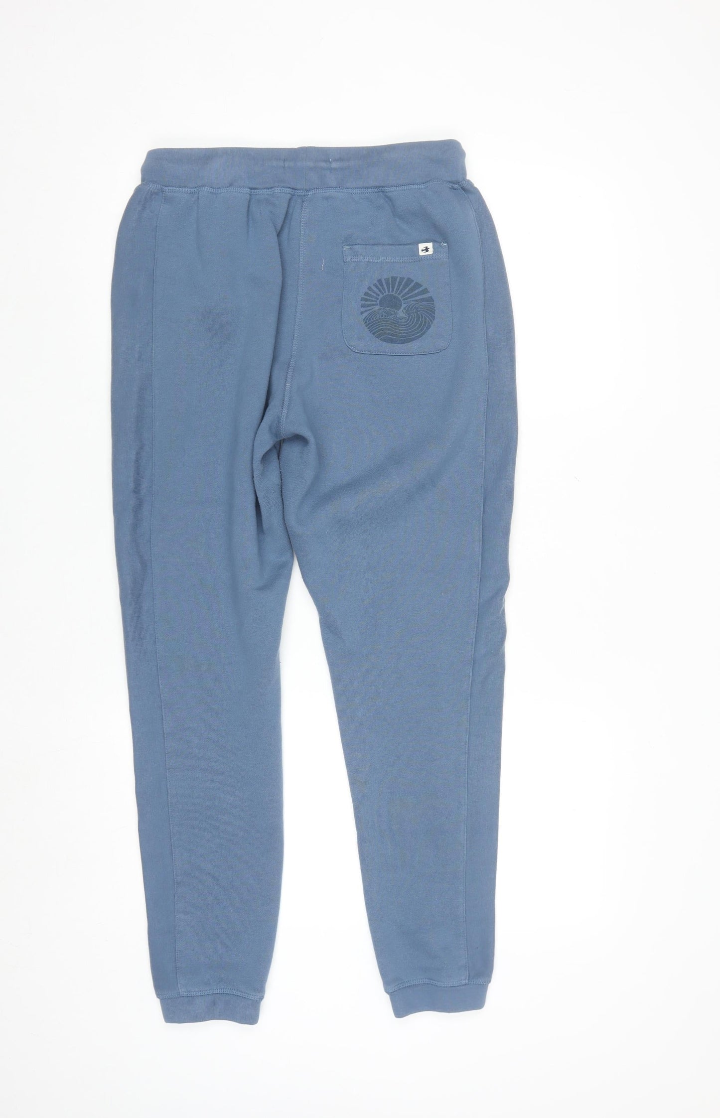 Brakeburn Women Blue Jogger Trousers Size 10 Cotton Blend