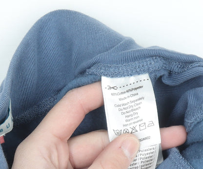Brakeburn Women Blue Jogger Trousers Size 10 Cotton Blend