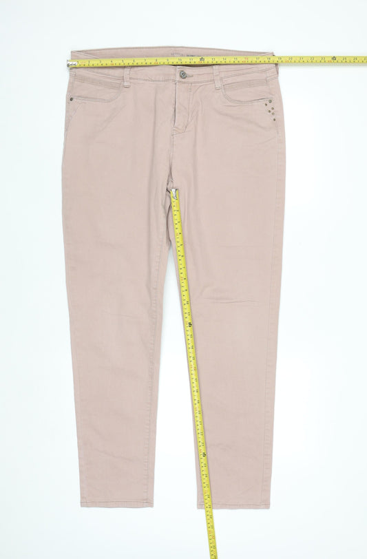 Yessica Women's Beige Skinny Jeans Size 18 Stretch Denim