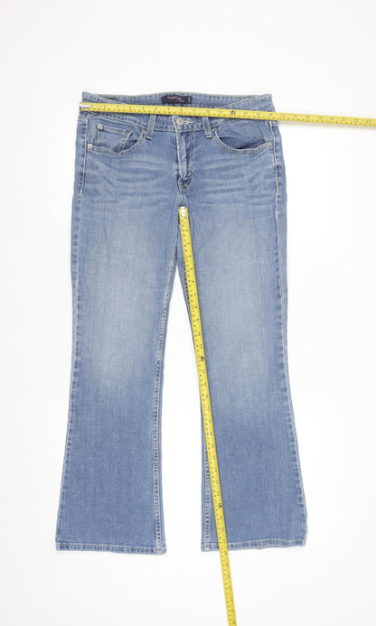 Levi's Women's Blue 518 Superlow Bootcut Jeans Size 7 Slim
