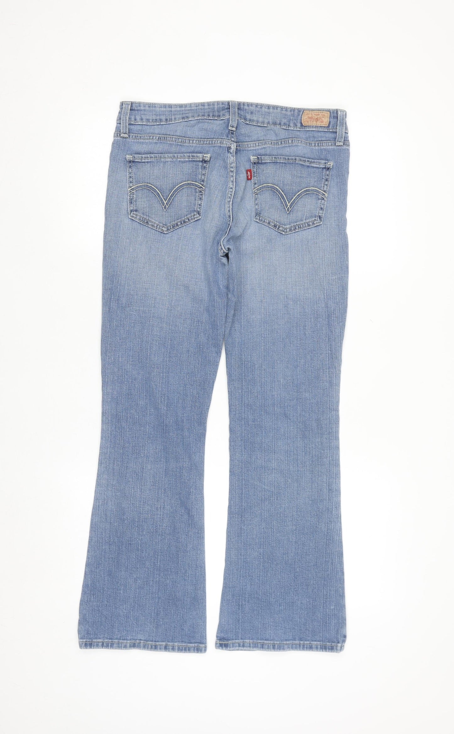Levi's Women's Blue 518 Superlow Bootcut Jeans Size 7 Slim