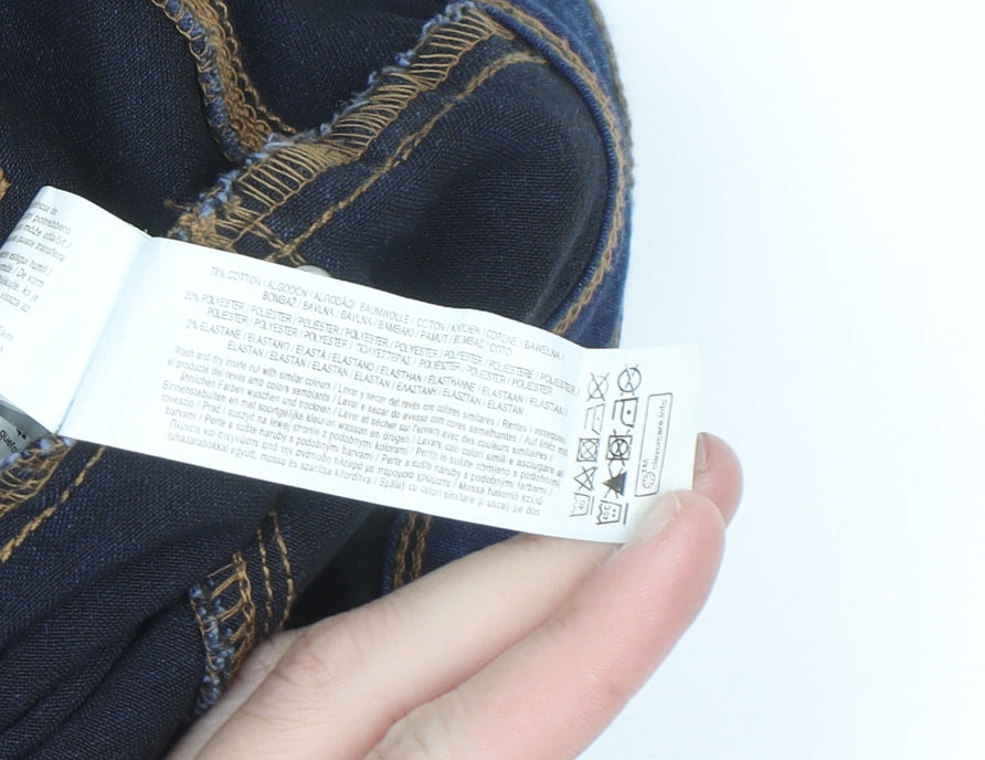 Denim Co Women's Blue Skinny Jeans Size 14 Stretch Denim