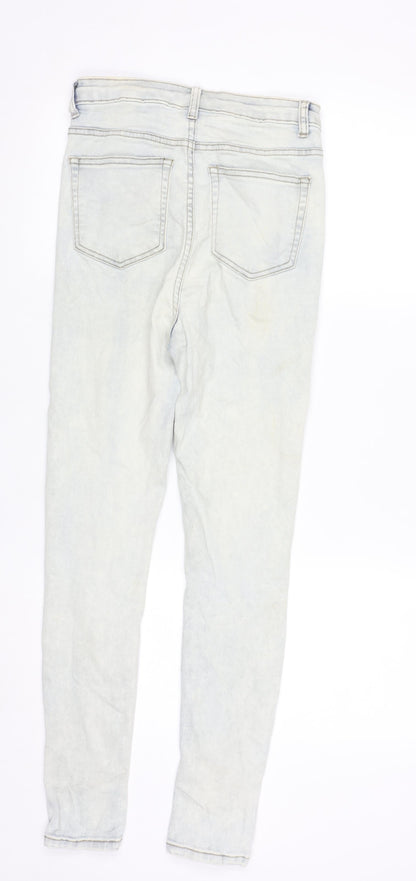 PrettyLittleThing Women's Blue Size 8 Skinny Stretch Jeans