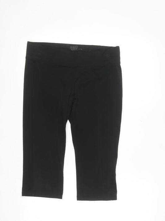 Dunnes Stores Women Black Size 14 Athletic Performance Sport Shorts