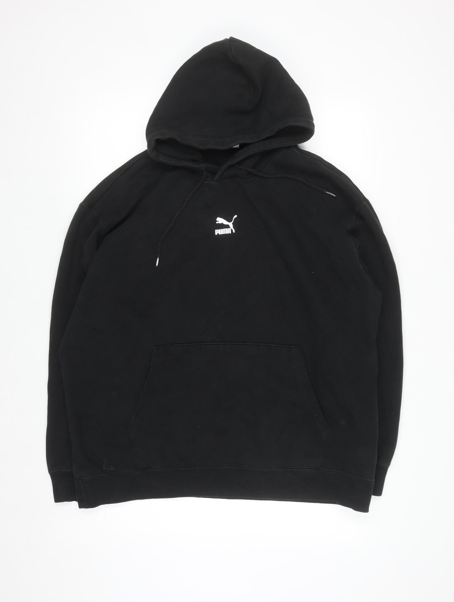 Puma Men's Black XL Pullover Hoodie with Logo