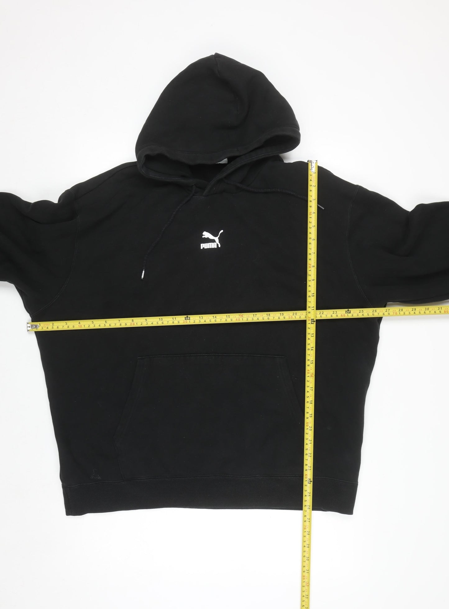 Puma Men's Black XL Pullover Hoodie with Logo
