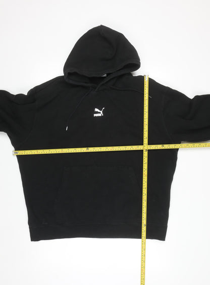 Puma Men's Black XL Pullover Hoodie with Logo