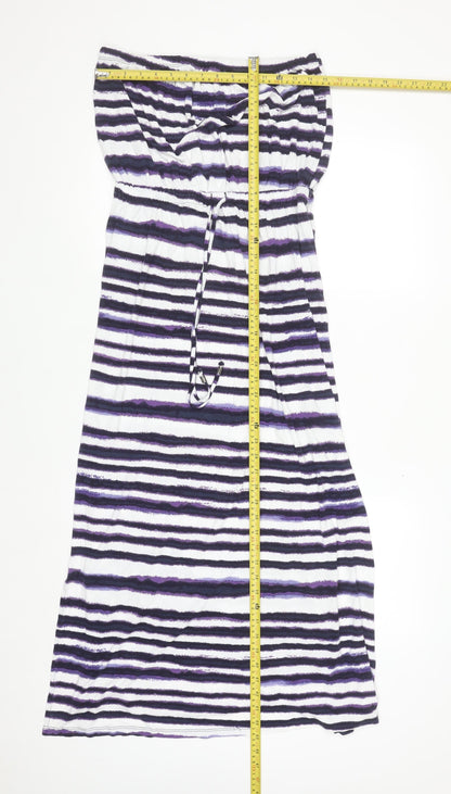 Monsoon Women’s Multicoloured Strapless Jersey Knee Dress M