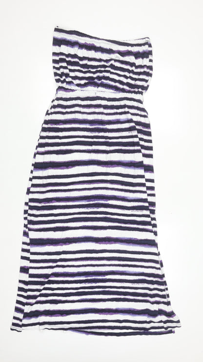 Monsoon Women’s Multicoloured Strapless Jersey Knee Dress M