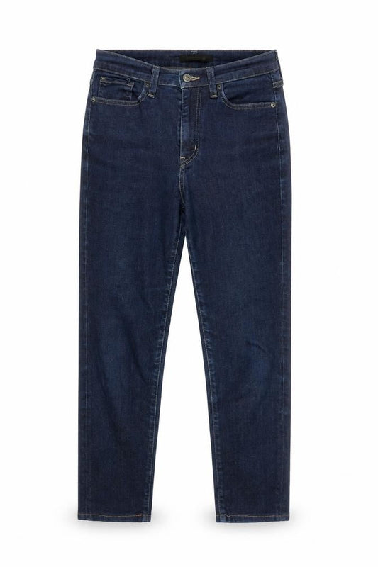 Uniqlo Women’s Blue Slim Straight Jeans Size 10 Mid Rise Stretch Denim