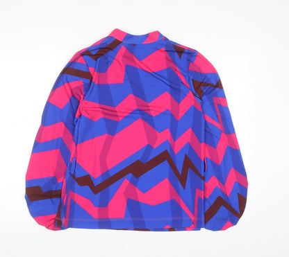 Lennon Courtney Women's Multicoloured Geometric Tunic Blouse Size 8